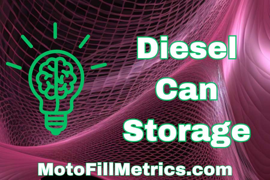 Diesel Can Storage